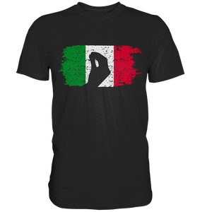 Italien Geste Capisci Flage Italienisch - Premium T-Shirt