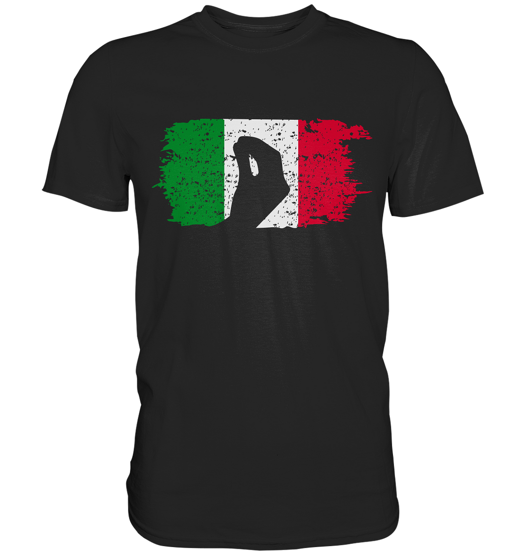 Italien Geste Capisci Flage Italienisch - Premium T-Shirt