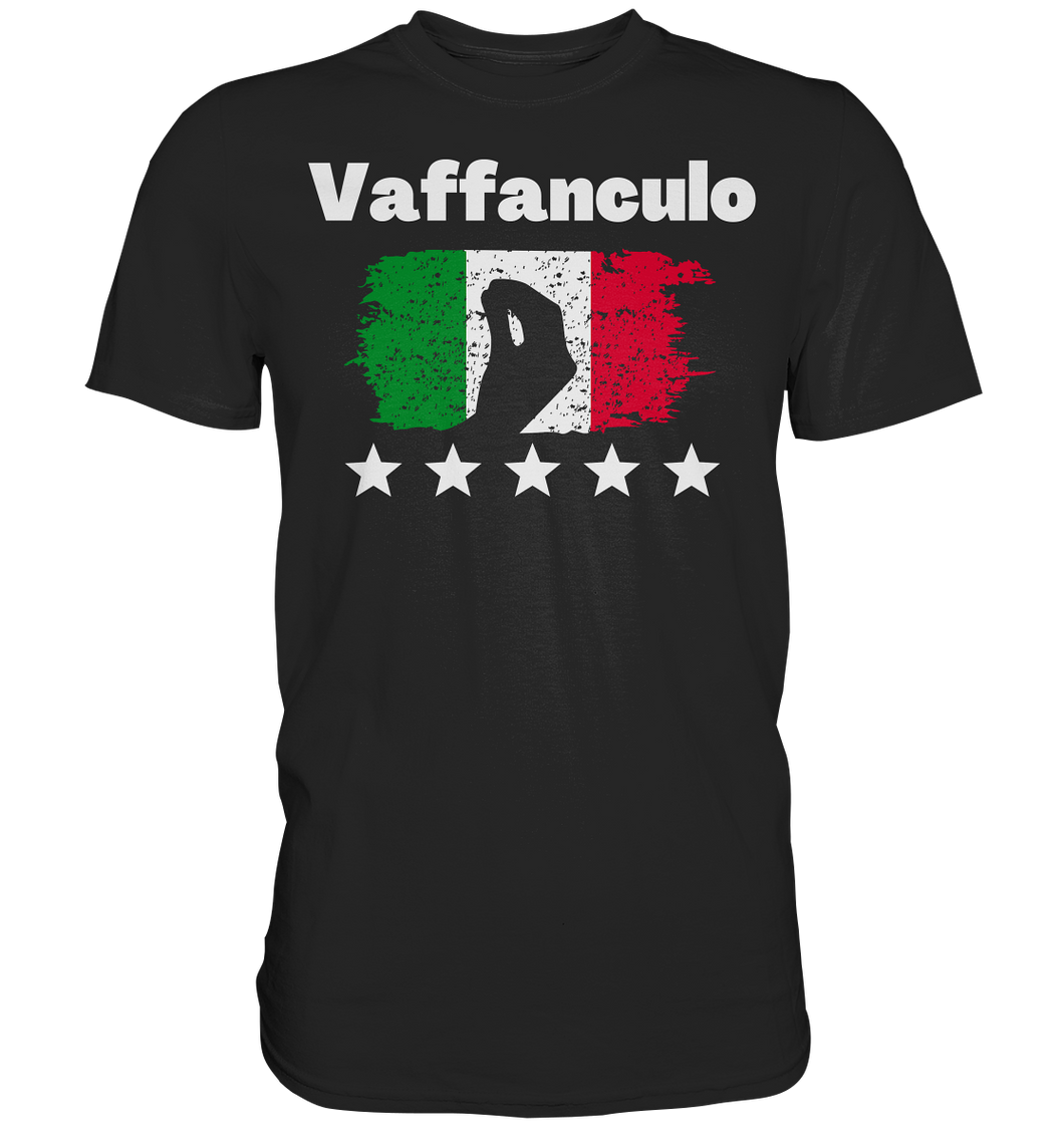 Vaffanculo Sterne  - Premium Shirt Italienisch Italien Italiener
