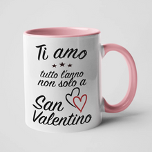 Laden Sie das Bild in den Galerie-Viewer, Ti amo - Kaffee Tasse Italienisch  Scheiß auf Valentinstag ich liebe dich das ganze Jahr Geschenk Italien Valentino - Great Things 4 Family
