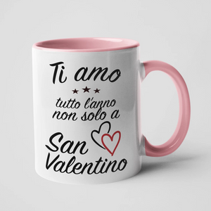 Ti amo - Kaffee Tasse Italienisch  Scheiß auf Valentinstag ich liebe dich das ganze Jahr Geschenk Italien Valentino - Great Things 4 Family