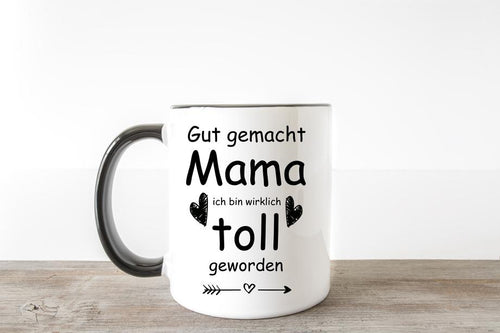 Gut gemacht Mama Kaffee Tasse Muttertag Tasse Beste Mama Geschenk Mütter Mama Mami - Great Things 4 Family